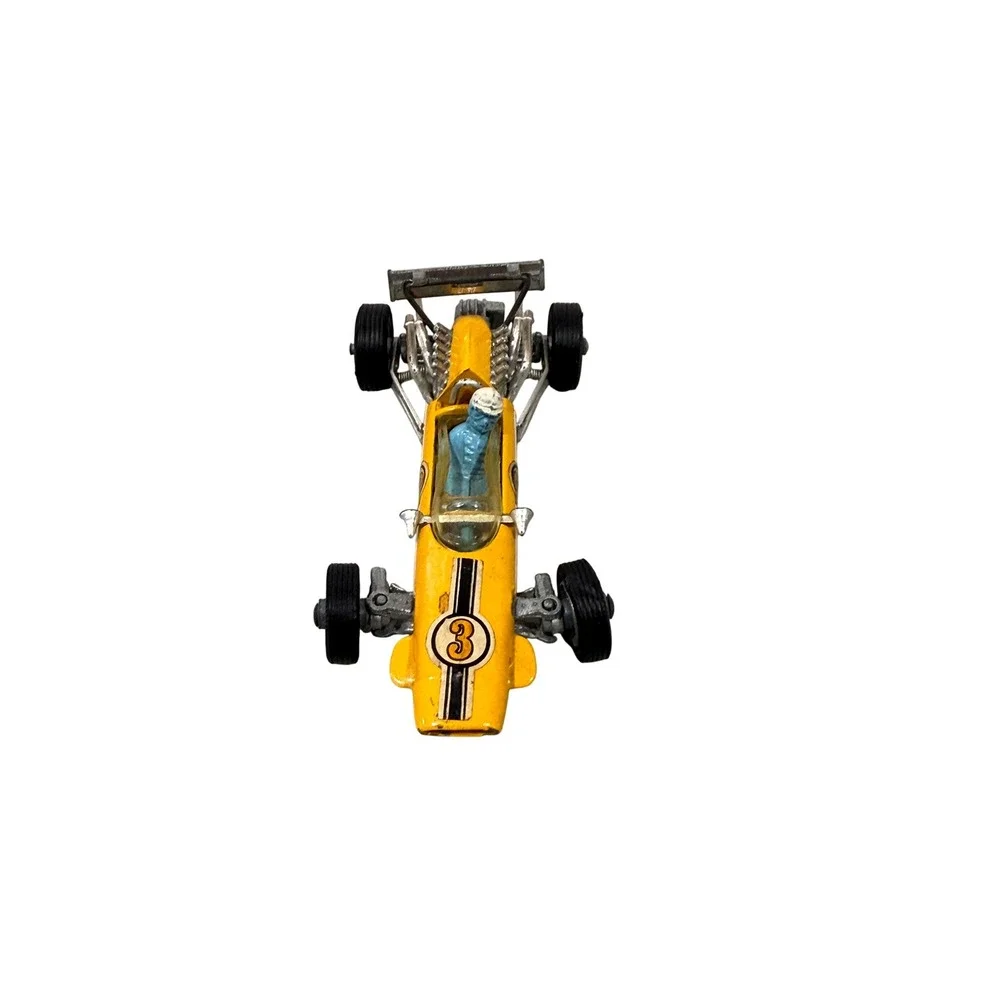 Vintage Corgi Toys Cooper-Maserati Formula 1 Yellow White Diecast Race Car No 3